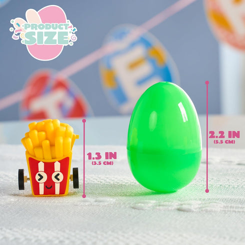 50 48 2 JOYIN Pcs Prefilled Easter Eggs with Toys, Bright Colorful and Pcs Gold Filled Plastic Eggs with Toys