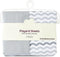 Generic 2 Piece Microfiber Polyester Playard Sheets for Baby Boys and Girls, Gray