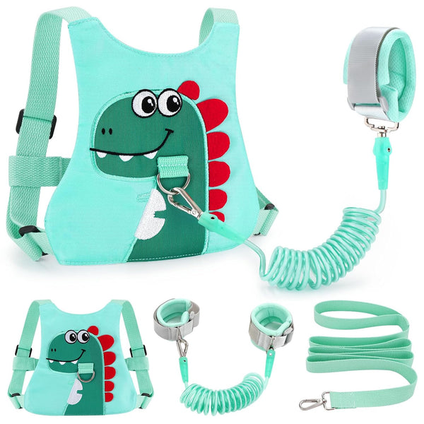 Toddler Leash-Baby Walking Safty Harness and Child Anti Lost Wrist Link for