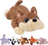 GILFWM 26" 5 Lbs Weighted Stuffed Animals Dog, Heatable and Coolable Weighted