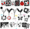 AJsupojouet Newborn Toys,High Contrast Black & White Baby Toys 0-6 Months with Sensory