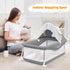 0-5 Ezebaby Portable Travel Bassinet for Baby Months, Foldable Newborn Bassinet Baby Bed Infant Crib with Padded