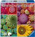 Ravensburger Color Your World Series: Mandala Blooms 500 Piece Jigsaw Puzzle for Adults - 80688 - Handcrafted Tooling, Made in Germany, Every Piece Fits Together Perfectly