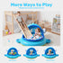 Swimming 54" 56" 28",Blow Summer JOYIN Inflatable Shade Kiddie Pool,Whale Baby Pool Tent, Infant Pool for Kids x x Up