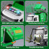 TAKGUD 12" Set 4 Garbage Truck Toys for Boys, Big Trash Truck with Lights and Sounds, Friction Powered Waste Management