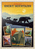 MyPuzzle Great Smoky Mountains National Park Collage Print, Vintage Poster, 500 Piece Jigsaw Puzzle