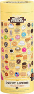 1,000-Piece Ridley's Donut Lover's Jigsaw Puzzle Donut Puzzle with Fun and Bright Illustration, Sturdy Storage Tube