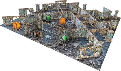 Modular Tabletop 3D Gaming Sci-Fi Terrain - Perfect for 28mm-35mm Miniatures - No Painting Required