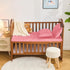 Pack 26 38 Inch Entisn N Play Sheets Fitted, x Minky Dot Mini Crib Sheet for Girls, Soft and Warm Fleece Nursery
