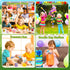 24pcs 3D DREACAREFT Party Favors for Kids - Animal Pop Fidget Toys Bulk for Goodie Bag Stuffers, Treasure Box Toys