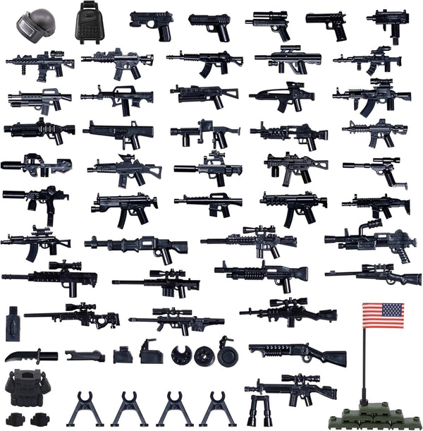 U.S. Second Edition Military Weapons Pack, Military Toy Gun Set for Classic