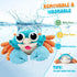 12-18 50 Tummy 1-3 Golray Baby Crawling Toys Months, Musical Dancing Walking Moving Crab with Pure Cotton & Songs, Time