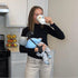 Universal Baby Bottle Holder for Hands-Free Feeding (Black)