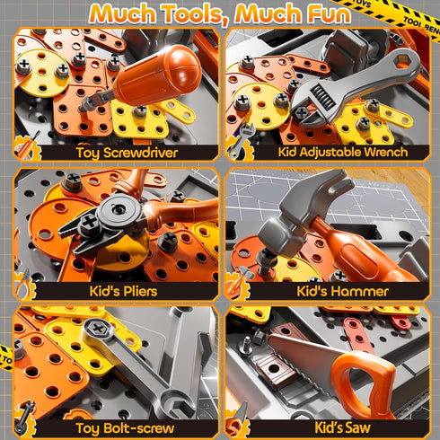 Sets 3 4 5 6 7 8, 2 1 3-5, Toolbox, Set 3-8 Kids Tools Toy for Aged in Workbench Toys for Toddlers Pretend Play