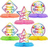 Blulu 6 Pieces Happy Birthday Table Decorations, Colorful Paper Honeycomb Birthday Centerpieces