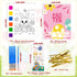 Rotu 30 Packs(274Pcs) Easter Basket Stuffers Essentials Mess Free Watercolor Coloring Books with Easter Cards for Kids