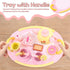 Sets 3-5, Set 4-6, Set 3-6 Wooden Tea for Toddlers Tea Party for Little Girls Toddler Tea with Teacups, Dessert Food