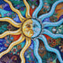1000 Pieces Round Jigsaw Puzzles for Adults - Moruska Zodiac Horoscope Astrology Puzzle