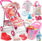 Baby Doll Stroller Set Toys for Girls Toddlers 3-5 4-6 Gifts,Baby Doll