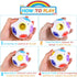 12 Pack 2 Rainbow Puzzle Magic Ball With Pcs Pouches - Fidget Toy for Boys and Girls, Speed Cube, Funny Stress Reliever