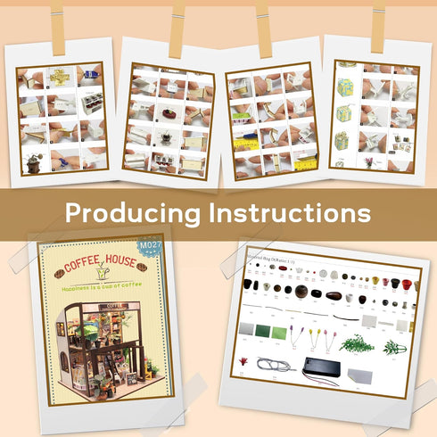 DIY Miniature Dollhouse Kit - Creative Room with Furniture for Valentine's Gift