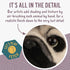 Living Nature Pug Puppy Stuffed Animal - Fluffy 6 Inches Soft Toy Gift for Kids