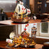 Set 2 1 1253 12+ HiWEEGO Santa Maria Ship Building with LED Lights, in Pirate Ship House Wharf Building Block Kit, PCS