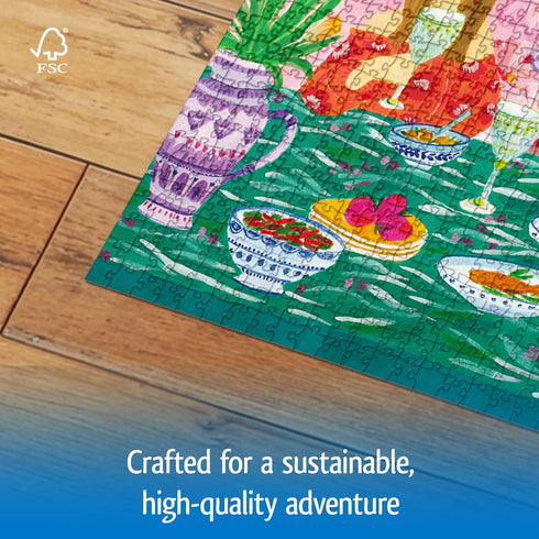 1000 Wonder Forge Ladies' Brunch Piece Jigsaw Puzzle for Adults | Unique, Perfectly-Fitting Pieces | Fun, Vibrant