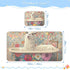 WDdZzyy 28" 52" Cartoon Llama Retro Bathtub Cooling Baby Bed Mattress x Washable Padded Crib for Kids, Adult