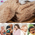 Daxue 100% Set 12x12 inches 5 Baby Muslin Washcloths Natural Unbleached Cotton, Extra Soft Baby Wipes Burp Cloths Small