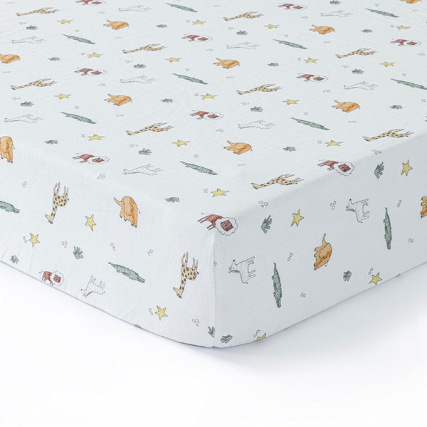 Dreamology Muslin Crib Sheets Boys,Girls | Super Soft,Breathable Crib Sheet,1 Pack |