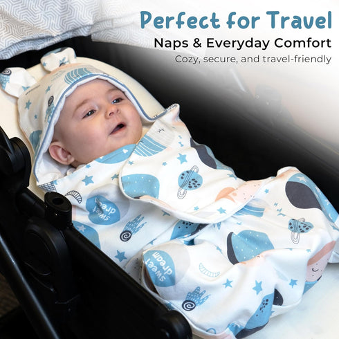 3-Way 0-3 3-6 100% (3M (0-3), Joy-Crafted FBL Adjustable Swaddles for Newborns | & Month Baby Sleep Sack