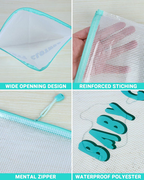 HONGJIEYUAN 3pcs Hospital Bag Organizing Pouches for Labor and Delivery, Maternity Essentials Diaper Bag Organizer