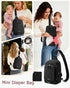 Compact Diaper Purse with Changing Pad - Ideal for Travel & Everyday Use