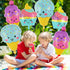 YOTHORN 6 Summer Summer 2) Pcs Ice Cream Balloons, Giant Ice Cream Cone Foil Balloon for Party, Party Decorations