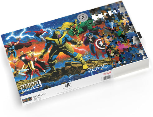 Buffalo Games Marvel Thanos Legacy #1, 2000 Piece Jigsaw Puzzle for Adults, Silver Select, Perfect for Game Nights
