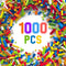 1,000 PCS Building Blocks Bulk Set, Classic Building Blocks Kit Compatible with All Major Brands for Kids