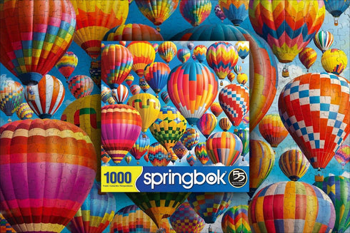 Springbok 1000 Piece Jigsaw Puzzle Balloon Fest - Made in USA