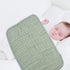 MUELODSIC 6-Layer 2550cm Set 6 Cotton Towels Muslin Burp Cloths Soft Washcloths for Newborns Dark Green of for Bathing