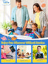 TEKFUN 8.5in 2 Pack LCD Writing Tablet for Kids, Doodle Board with Anti-Lost Stylus, Educational Gift for Ages 3-7