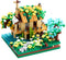 Architecture Port Cabin Building Set Model Kit - 600 PCS Mini Blocks with 2 Figures, Gift for Kids and Adults