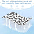 SyXIOP 28" 52" Black Abstract Irregular Lines Cooling Baby Crib Mattress Protector x Absorbent Bed Pads Washable