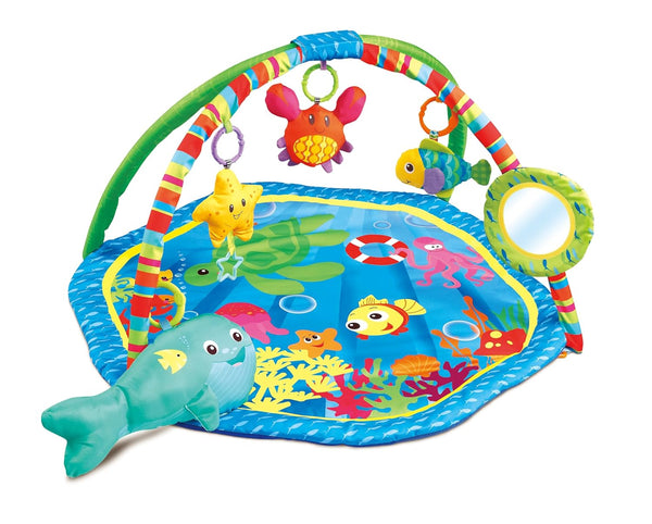 Baby Activity Play Gym Mats Ocean Park with Arches, Activity Toys, Animals