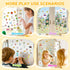 6 Sets 1-3, 2-4, 3 4 5 6 Reusable Sticker Book for Toddlers Jelly Stickers Book for Kids Travel Sticker Activity Toys