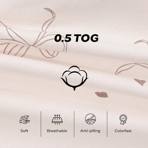 18-24 100% 3 Pack 0.5 2-Way JELLYMONI Baby Sleep Sack Months, Cotton TOG Baby Wearable Blanket Infant Sleep Sack
