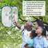 SunGrow Foldable Butterfly Habitat - 24" Cage for Caterpillars, Create Butterfly Farm for Breeding Green