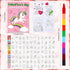 28 28 Funrous Pcs Valentine's Day Coloring Books for Kids Bulk with Stacking Crayons Valentines Activity Books