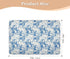 siphylline 52" 34" White Blue Mottled Retro Extra Large Resuable Potty Training Pad Water Resistant Potty Training Pads