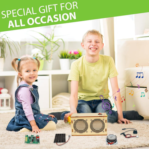 STEM Gifts for Teen Girls and Boys, Science Kits for Kids Age 8-16, Bluetooth Speaker Kit, 3D Puzzles, DIY Projects