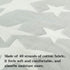 NTBAY 3 Layer Toddler Blanket, Muslin Cotton Jacquard, Lightweight Thermal Baby Blanket, 30"x40", Grey Star, Super Soft